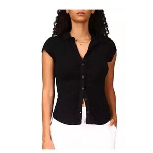 Sanctuary Women's Dream Button-Up Shirt M